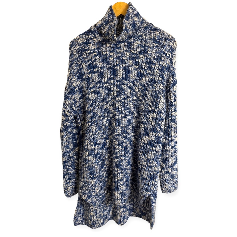 Zara Knit Oversized Turtle Neck Tunic Sweater